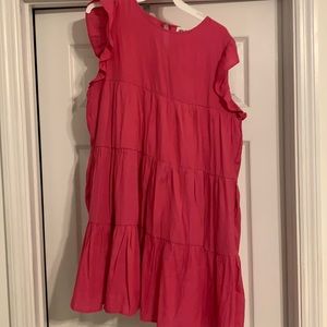 Hot pink babydoll dress Vici